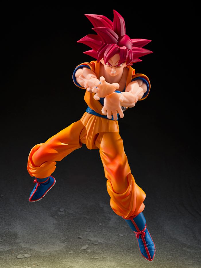 SHFiguarts Super Saiyan God Son Goku (clad in the energy of God)