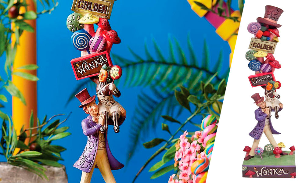 Willy Wonka with Stacked Icons