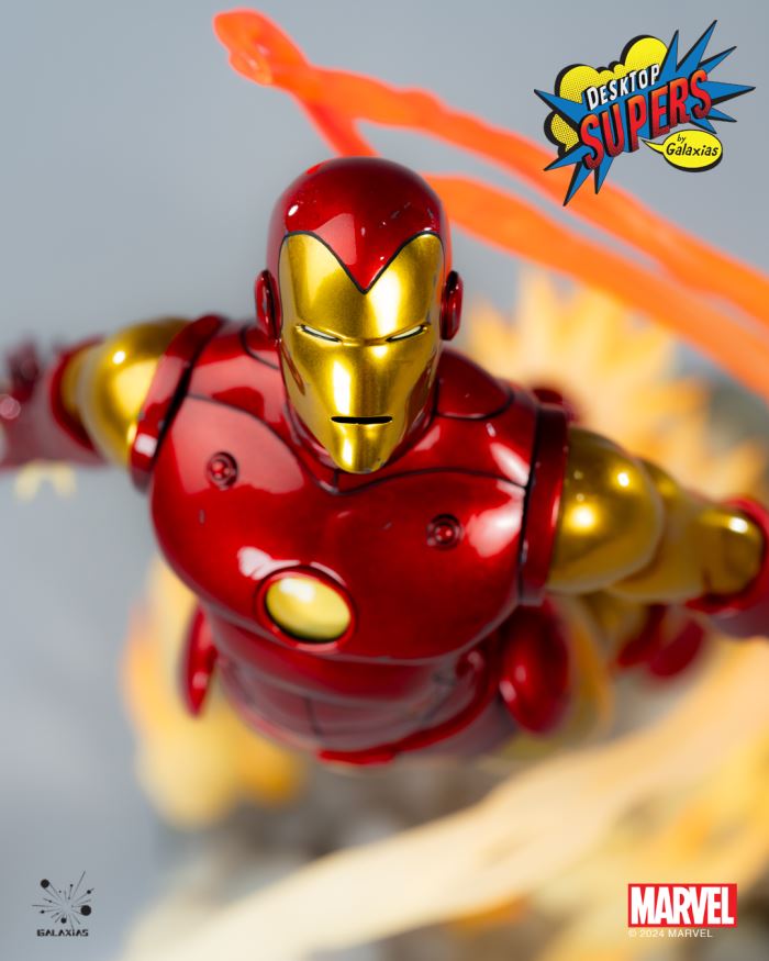Marvel Desktop Supers Iron Man (Classic Edition & Stealth Edition) 1/8