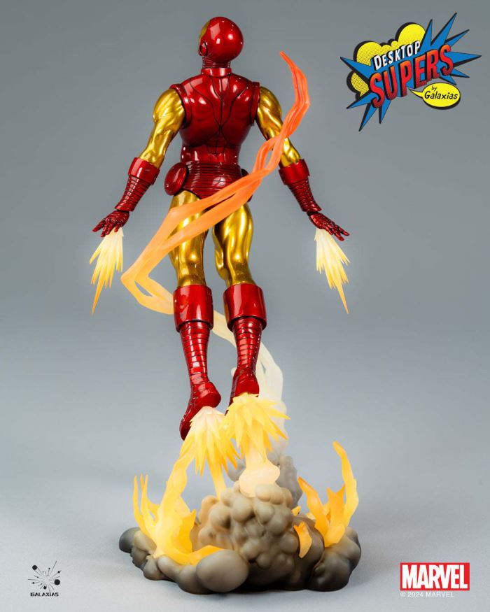 Marvel Desktop Supers Iron Man (Classic Edition & Stealth Edition) 1/8