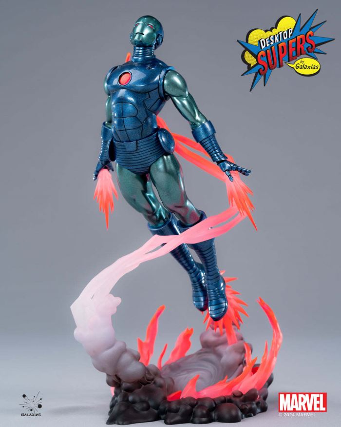 Marvel Desktop Supers Iron Man (Classic Edition & Stealth Edition) 1/8