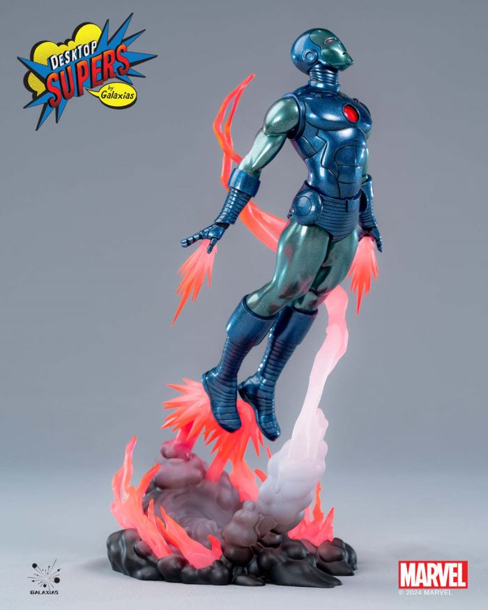 Marvel Desktop Supers Iron Man (Classic Edition & Stealth Edition) 1/8