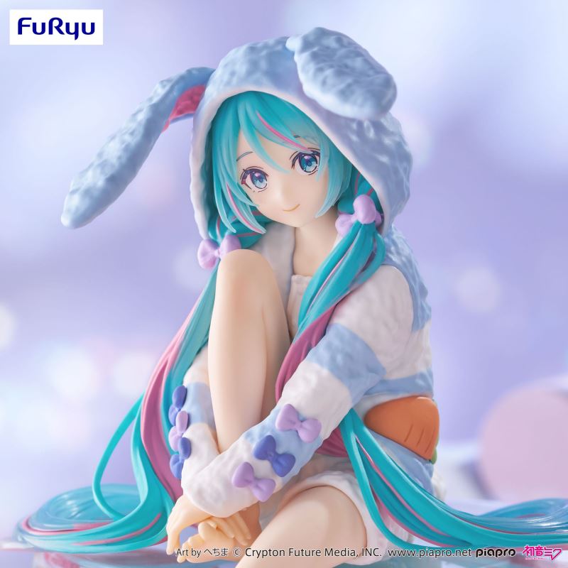 Hatsune Miku Rabbit Ear Hood Pajama Blue Color Ver