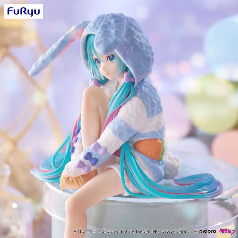 Hatsune Miku Rabbit Ear Hood Pajama Blue Color Ver
