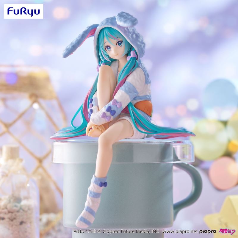 Hatsune Miku Rabbit Ear Hood Pajama Blue Color Ver