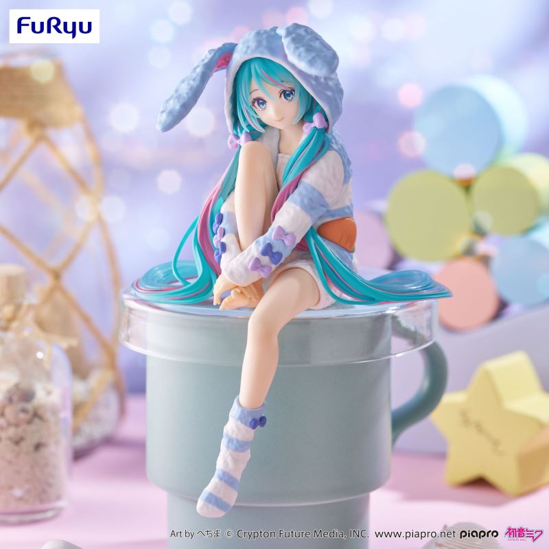 Hatsune Miku Rabbit Ear Hood Pajama Blue Color Ver
