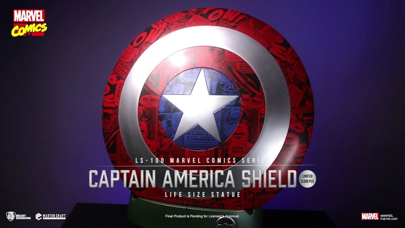 Captain America Commemorative Life Size Shield