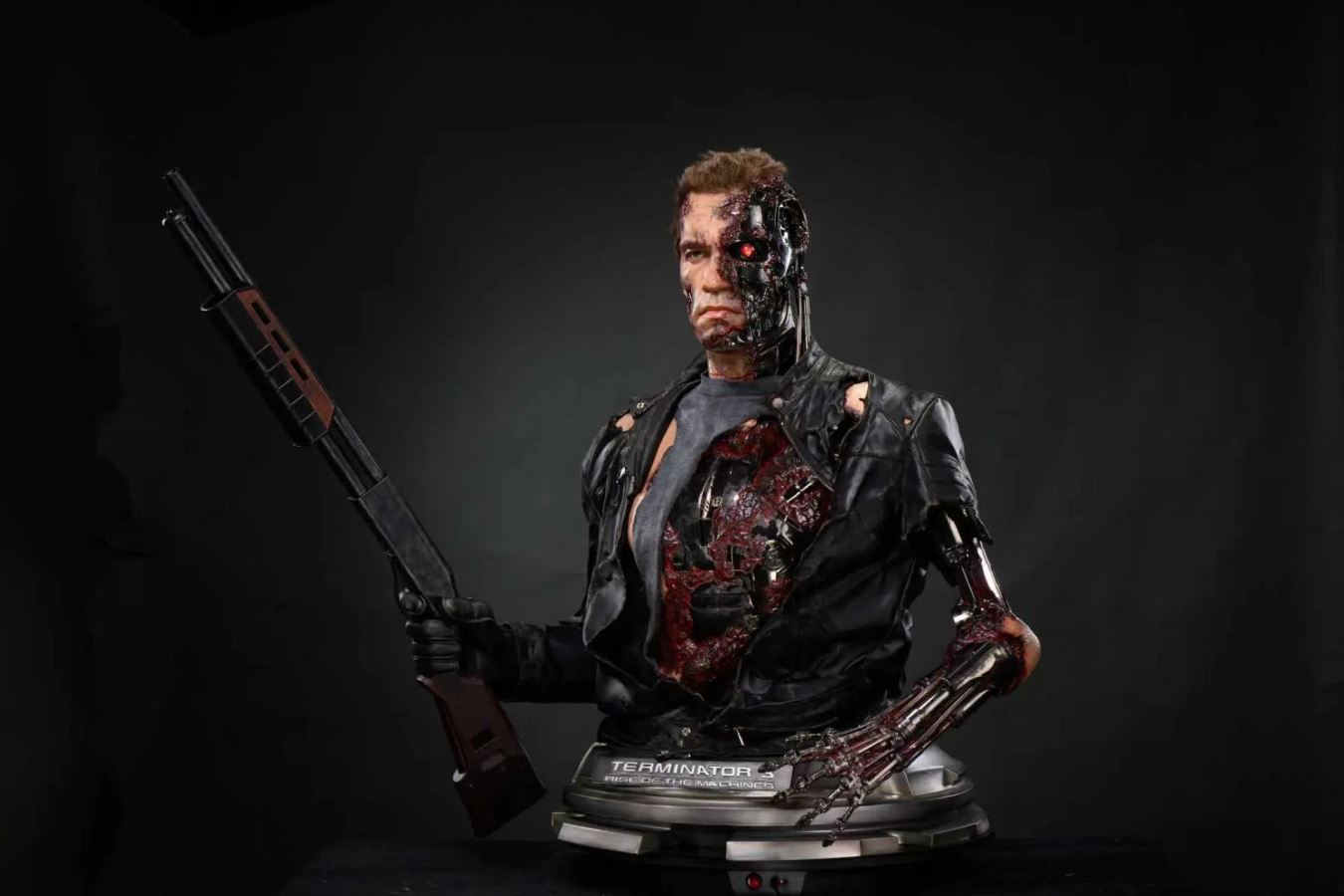 T-850 - Terminator 1/1 life size bust