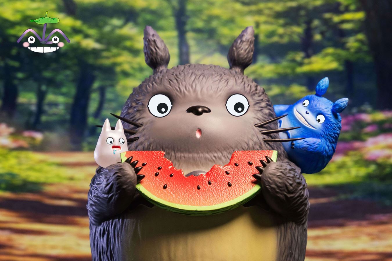 Watermelon Eating Totoro - My Neighbor Totoro