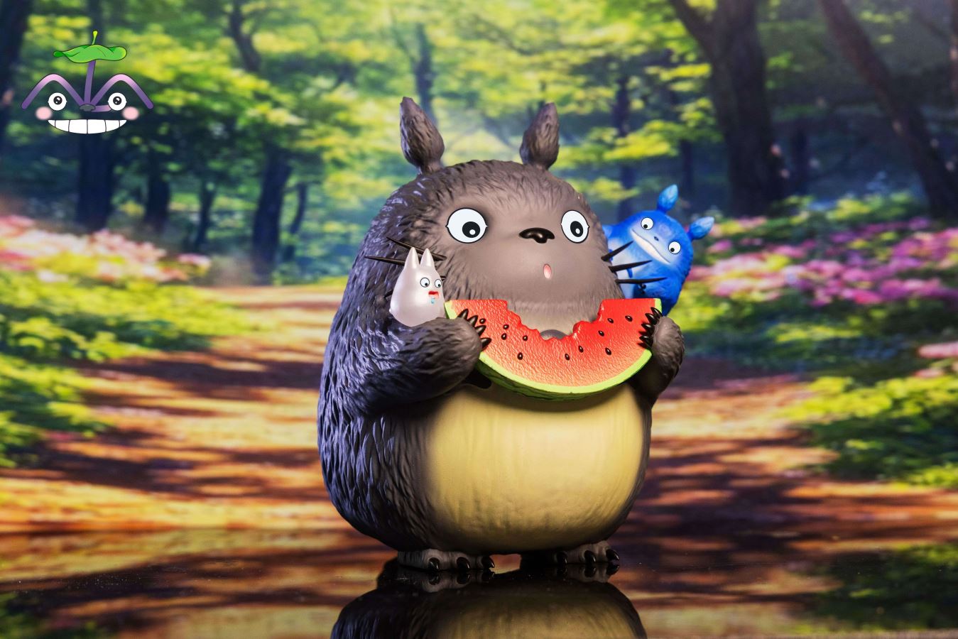 Watermelon Eating Totoro - My Neighbor Totoro