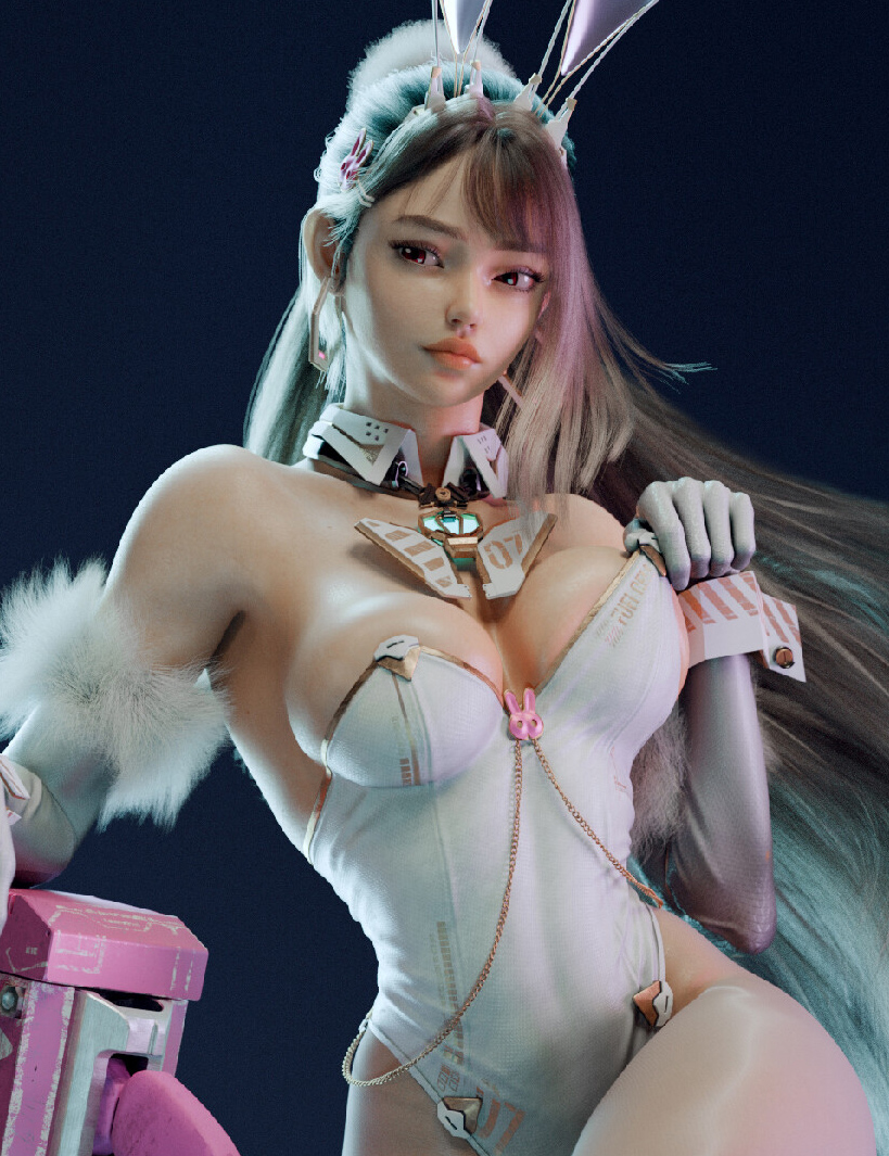 Original New Era × Loull_AroLL White Rabbit