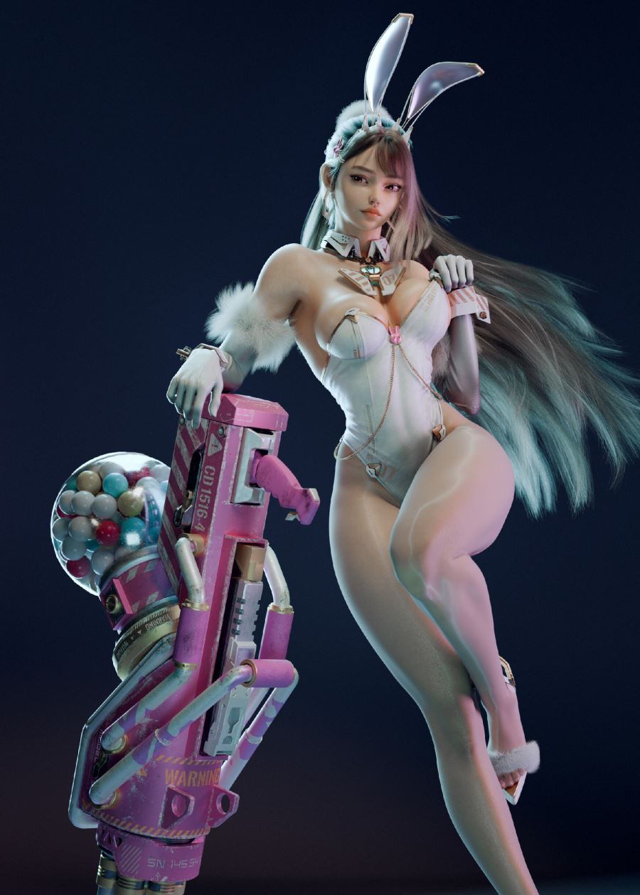 Original New Era × Loull_AroLL White Rabbit