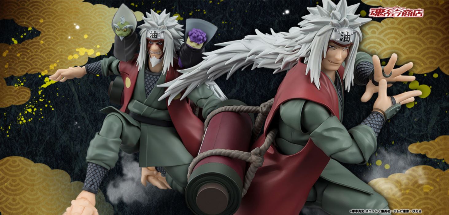 SHFiguarts Jiraiya - The Hero of Konoha, Master of Senjutsu - Sage Mode Set