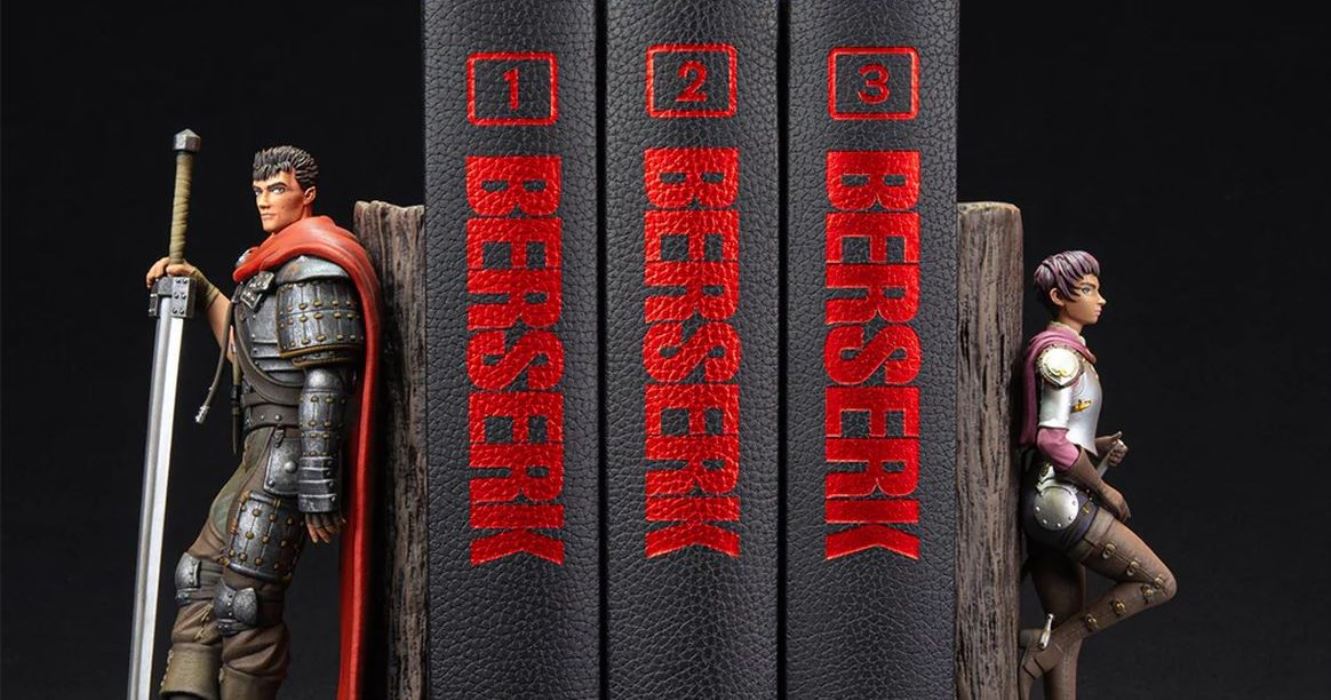 Berserk Guts and Casca bookends