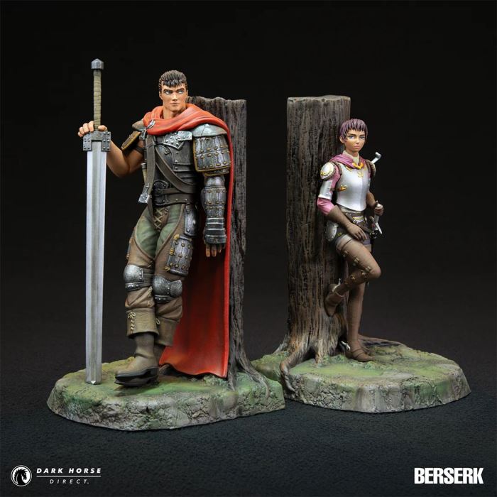 Berserk Guts and Casca bookends