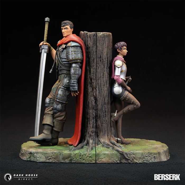 Berserk Guts and Casca bookends