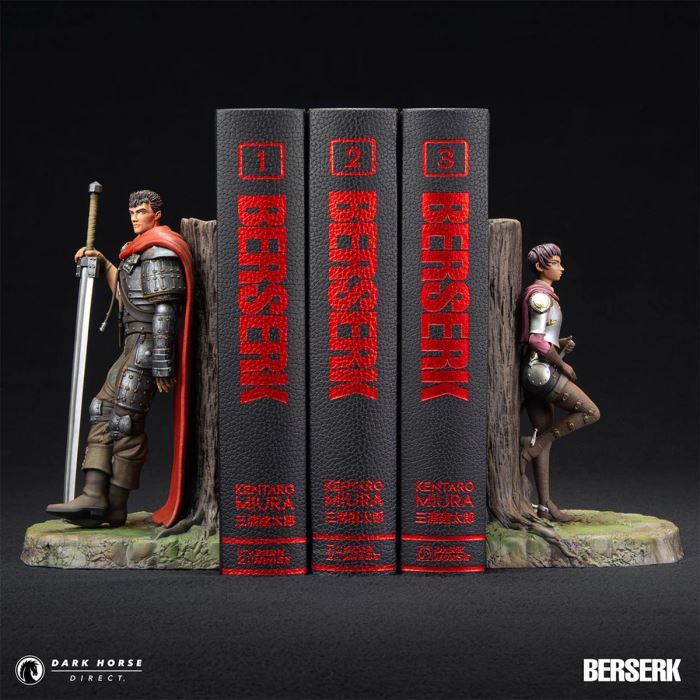 Berserk Guts and Casca bookends