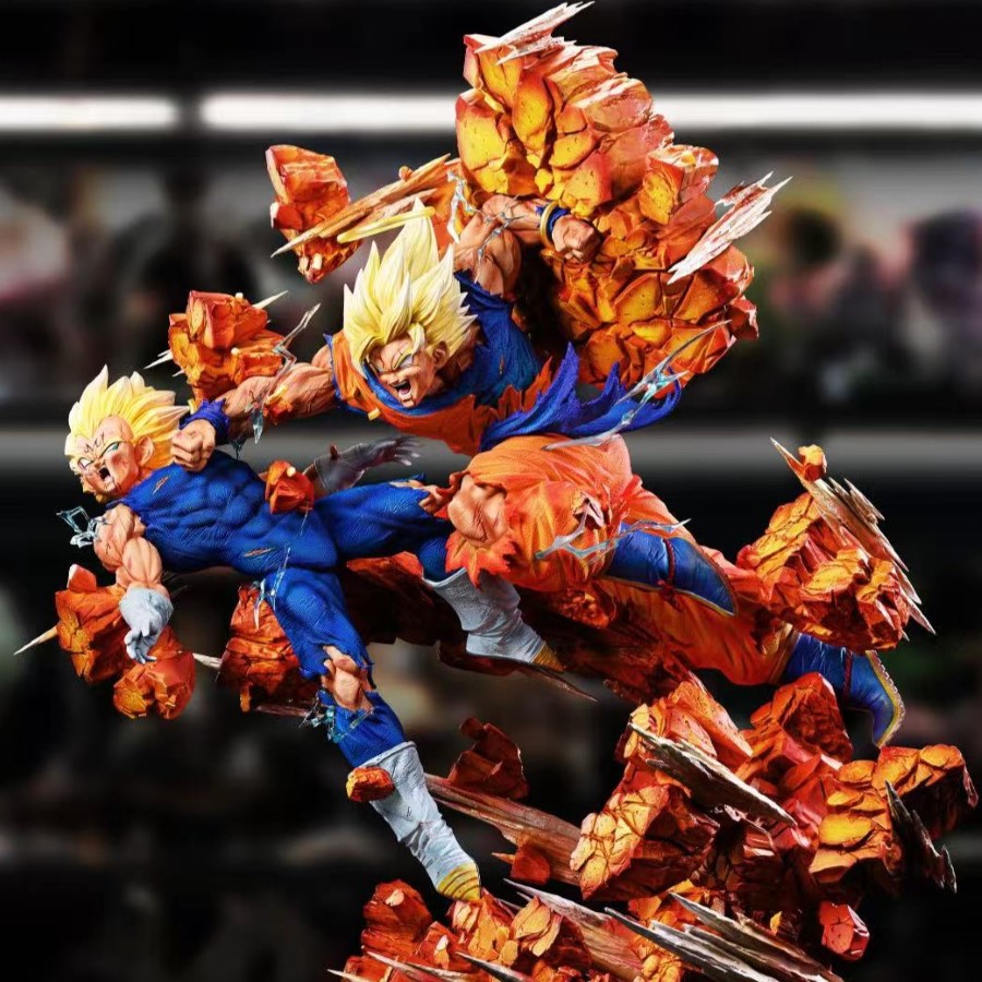 Battle scenes Goku vs Vegeta - Dragon Ball