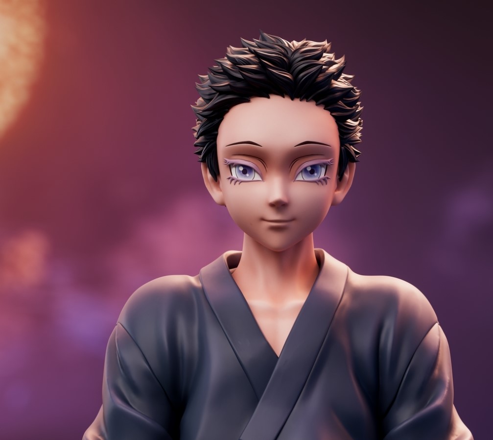 Akaza & Koyuki - Demon Slayer