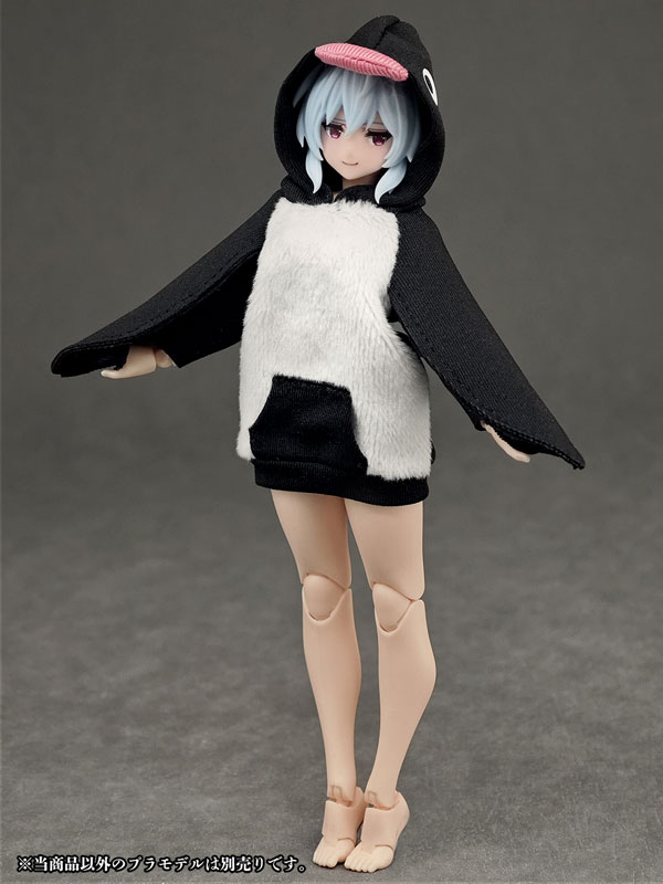 Party Animal Girl Loungewear Penguin Hoodie (DOLL ACCESSORY)