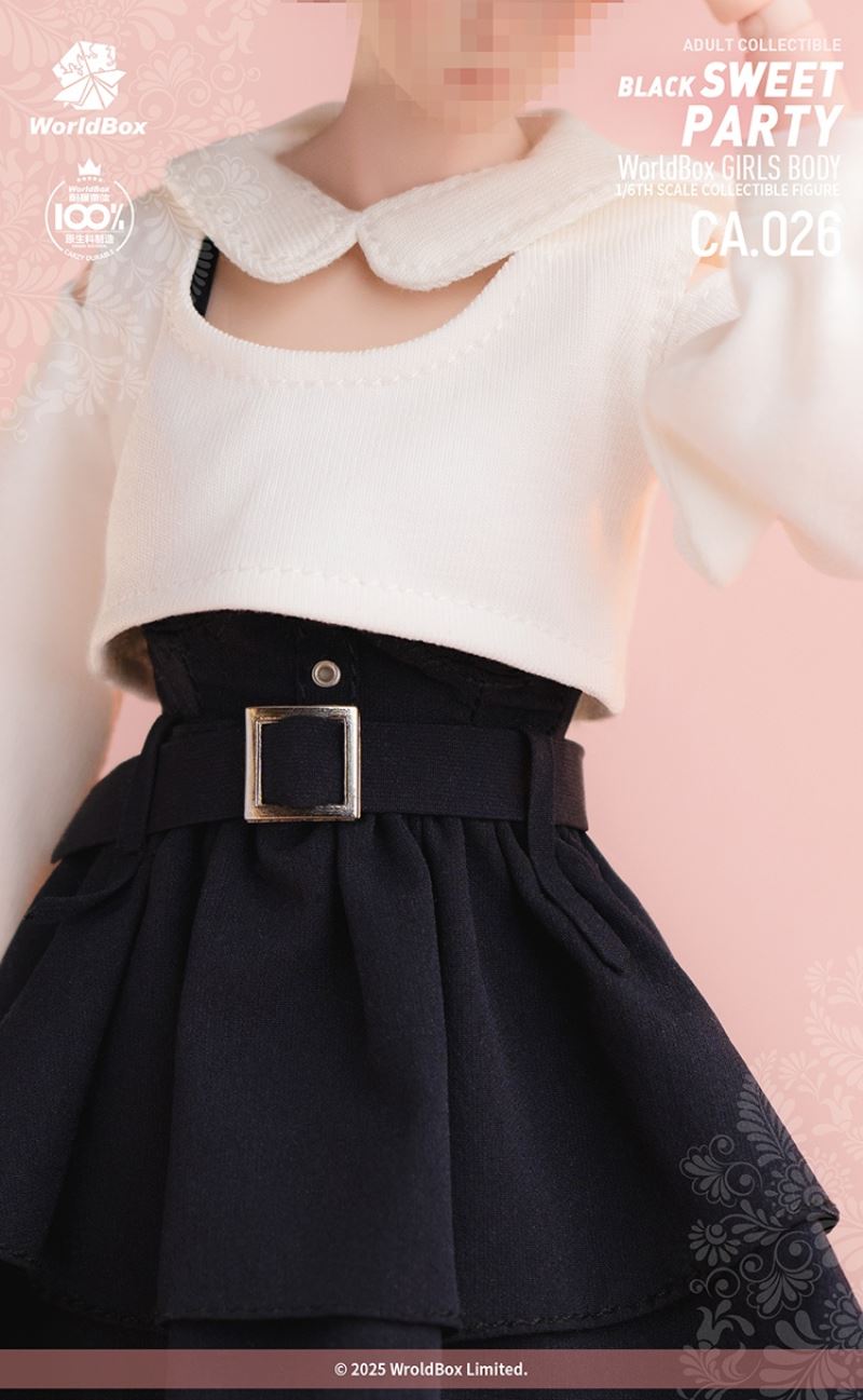 Black Sweet Party Outfit Set & Reversible Bulldozer Boots (#GS008) 1/6