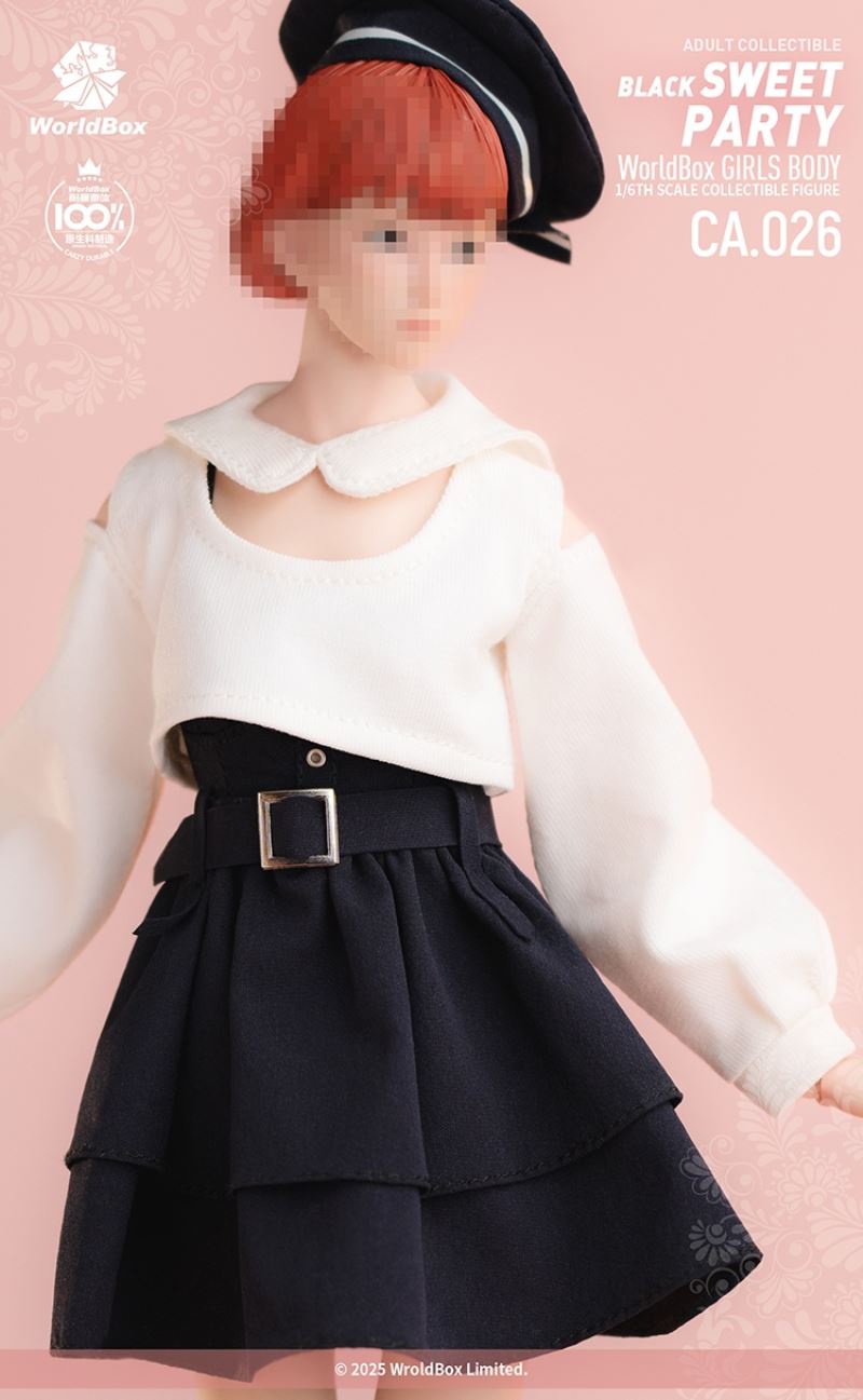 Black Sweet Party Outfit Set & Reversible Bulldozer Boots (#GS008) 1/6