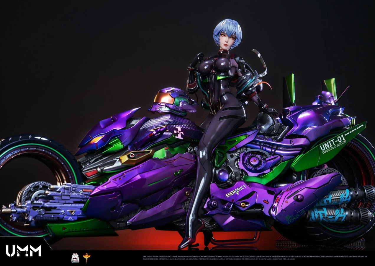 Rei Ayanami's Sci-Fi Motorcycle - Evangelion