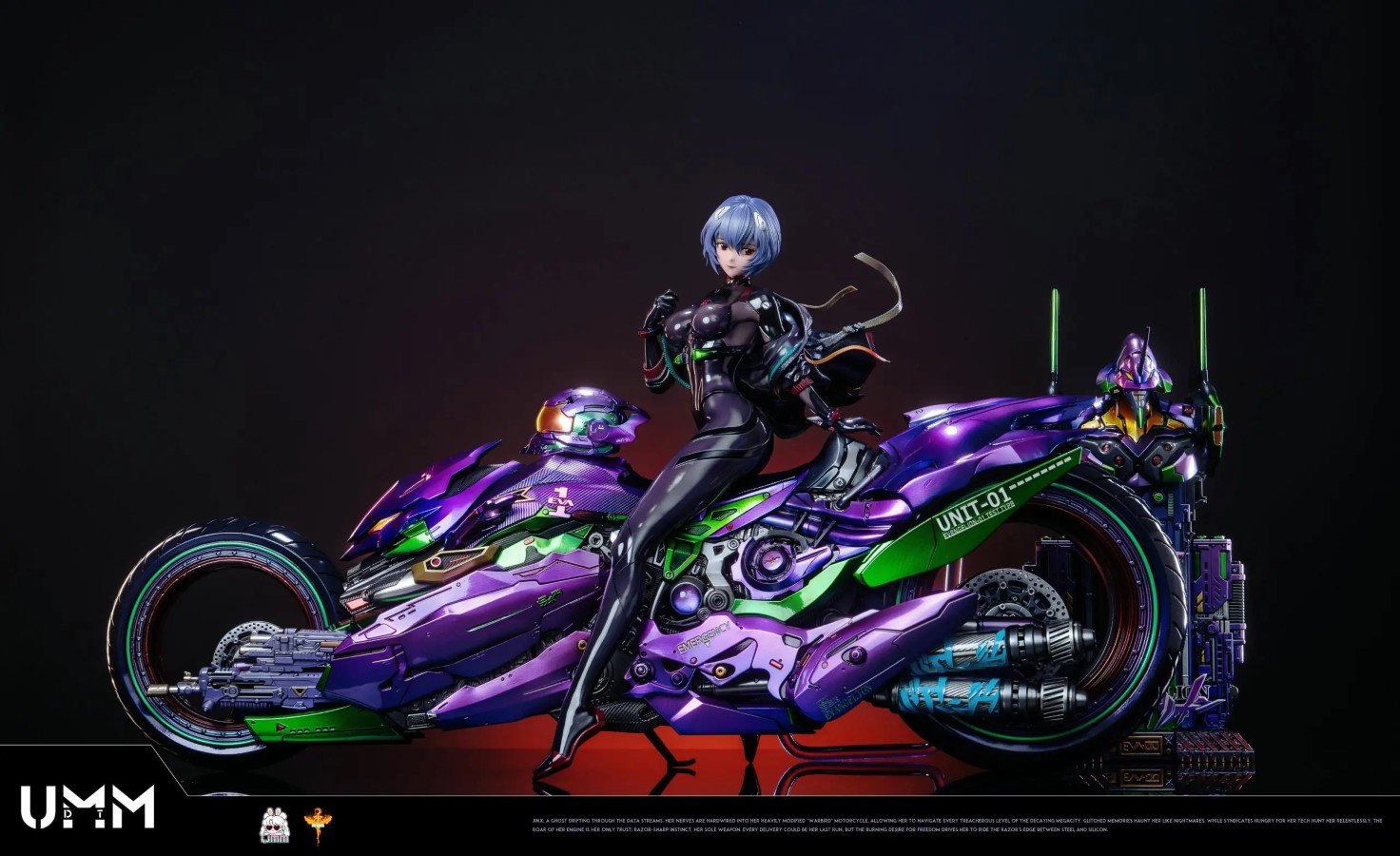 Rei Ayanami's Sci-Fi Motorcycle - Evangelion
