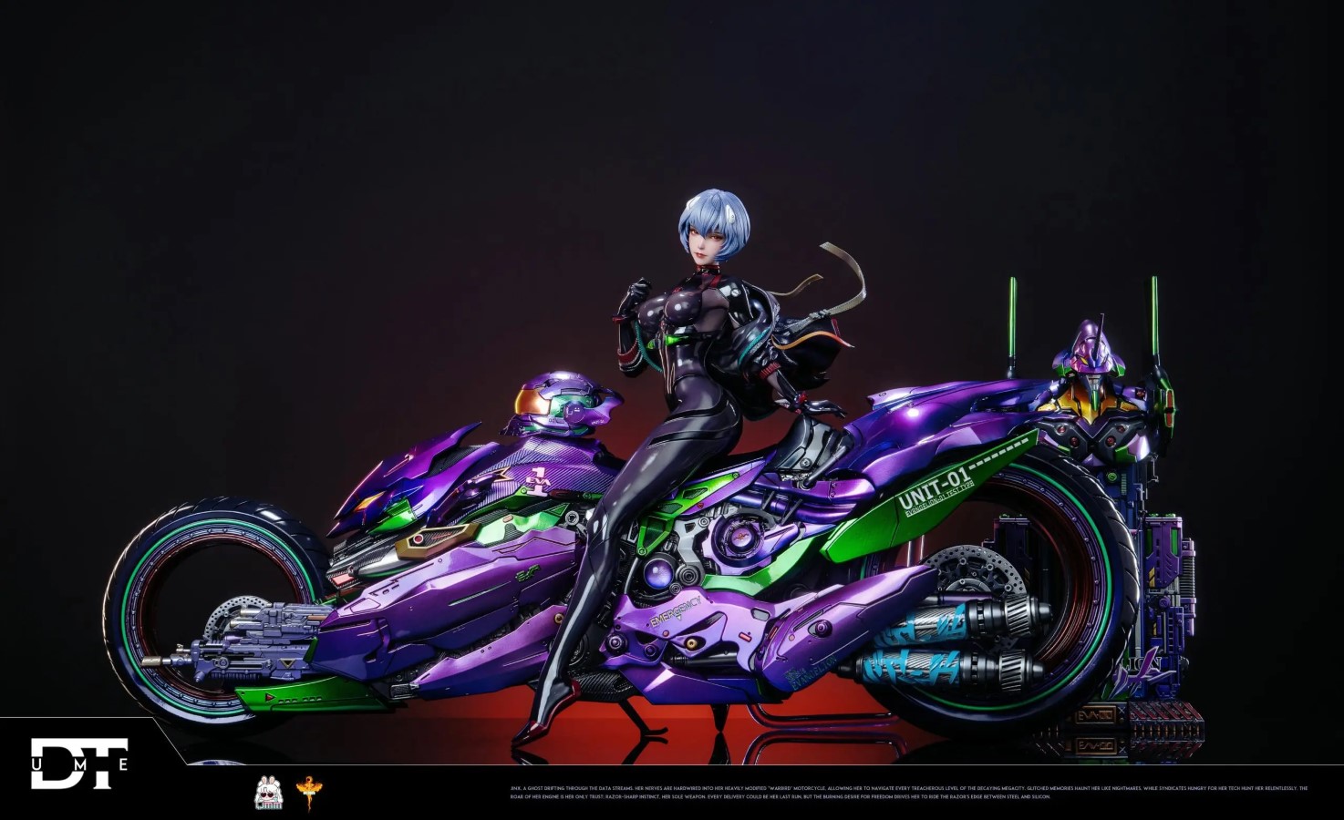 Rei Ayanami's Sci-Fi Motorcycle - Evangelion