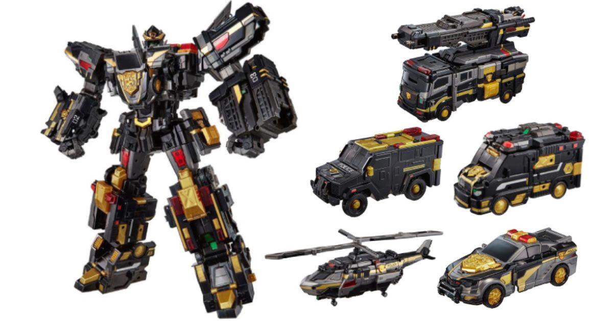 Mini Force: Super Cops Judgment Titans Black Gold Limited Edition