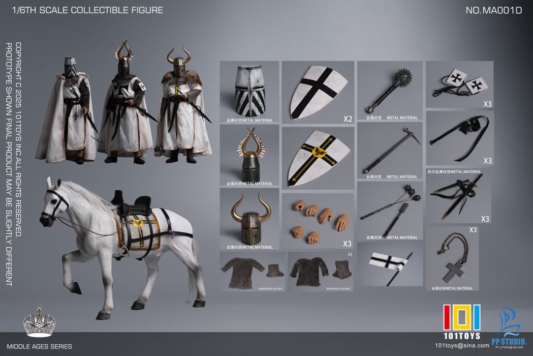 Medieval Teutonic Commander 1/6