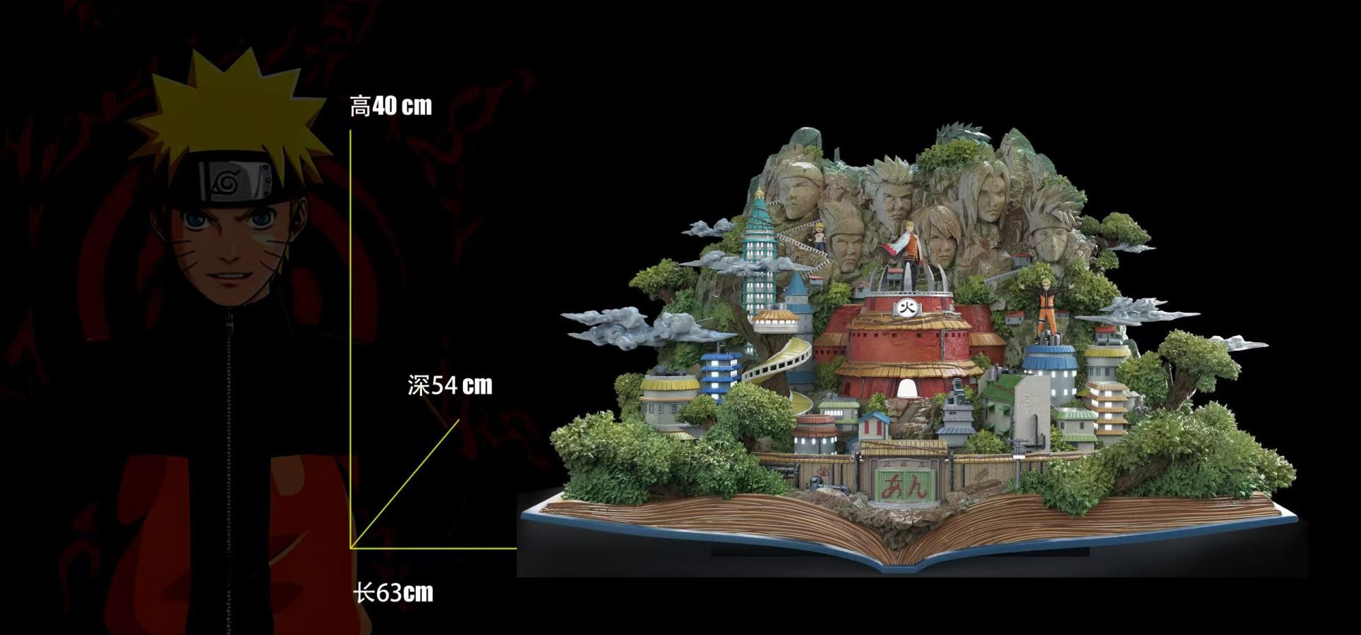 Hidden leaf village & Valley of the End with LED