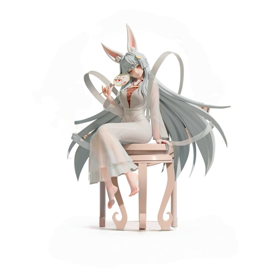 Chinese Style Original Illustration Moon Palace Jade Rabbit Figure