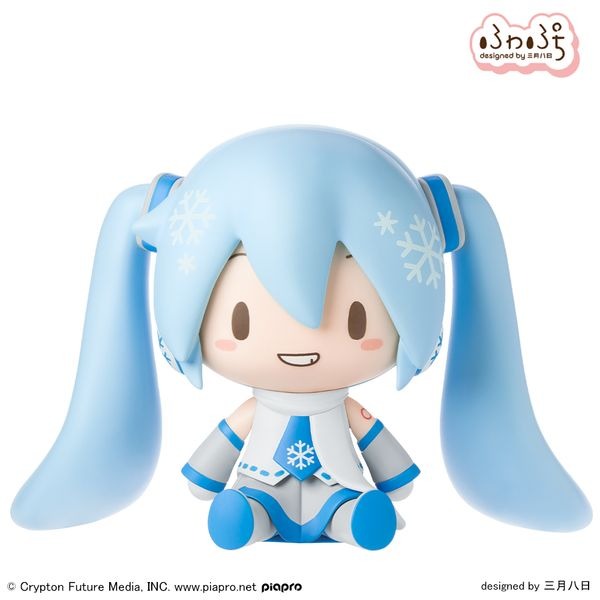 Hatsune Miku Series Fuwapuchi Deformed Figure Snow Miku
