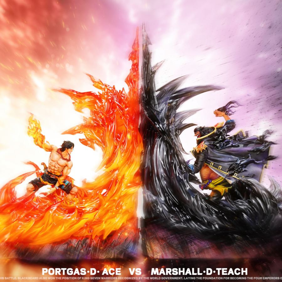 Portgas D Ace vs Marshall D Teach - One Piece