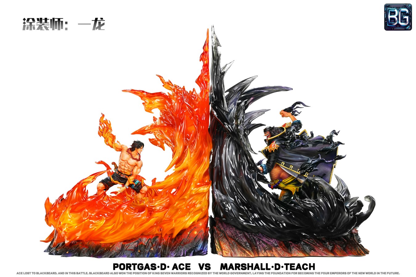 Portgas D Ace vs Marshall D Teach - One Piece