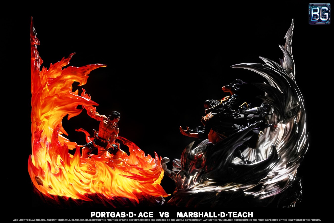 Portgas D Ace vs Marshall D Teach - One Piece
