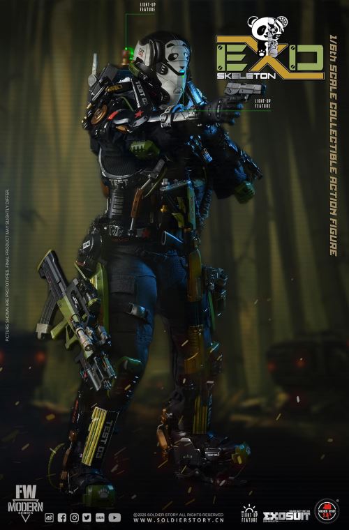 Mechanical Exoskeleton Armor Experimental Type 3 Panda Squadron 1/6