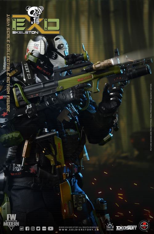 Mechanical Exoskeleton Armor Experimental Type 3 Panda Squadron 1/6