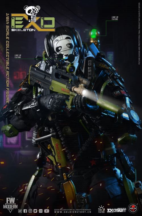 Mechanical Exoskeleton Armor Experimental Type 3 Panda Squadron 1/6