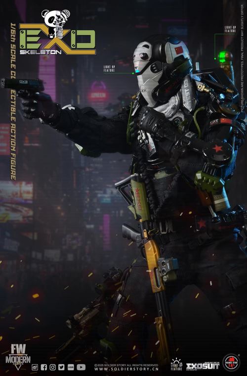 Mechanical Exoskeleton Armor Experimental Type 3 Panda Squadron 1/6