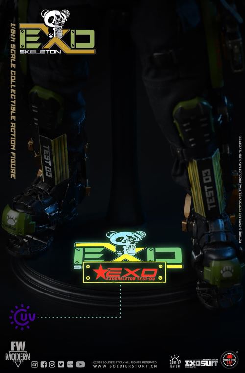 Mechanical Exoskeleton Armor Experimental Type 3 Panda Squadron 1/6