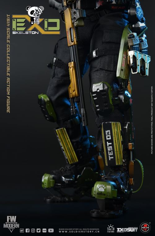 Mechanical Exoskeleton Armor Experimental Type 3 Panda Squadron 1/6