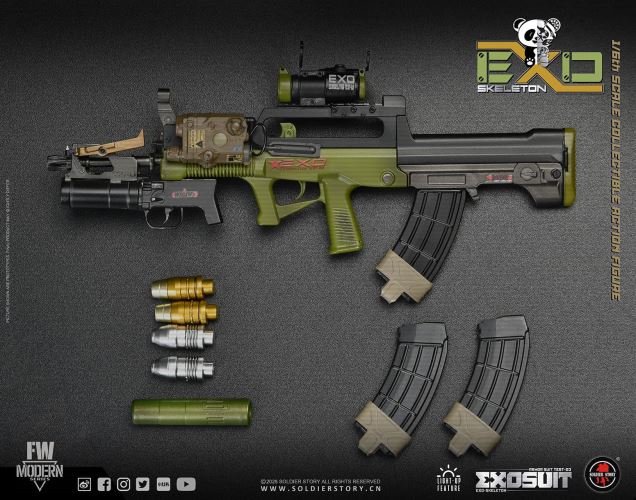 Mechanical Exoskeleton Armor Experimental Type 3 Panda Squadron 1/6