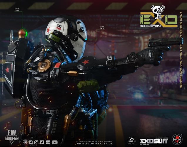 Mechanical Exoskeleton Armor Experimental Type 3 Panda Squadron 1/6