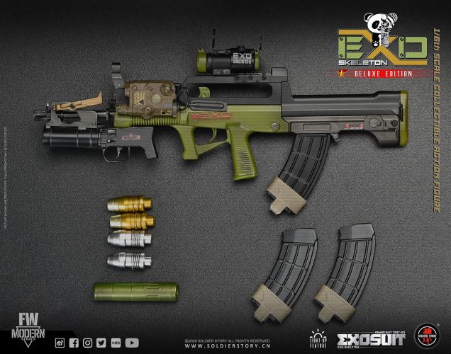 Mechanical Exoskeleton Armor Experimental Type 3 Panda Squadron 1/6