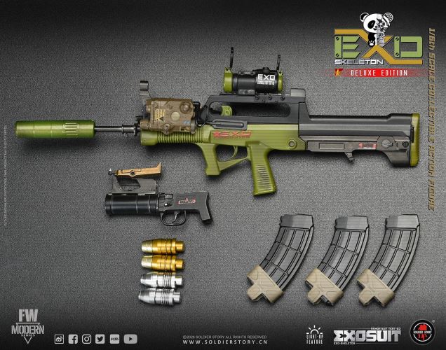 Mechanical Exoskeleton Armor Experimental Type 3 Panda Squadron 1/6