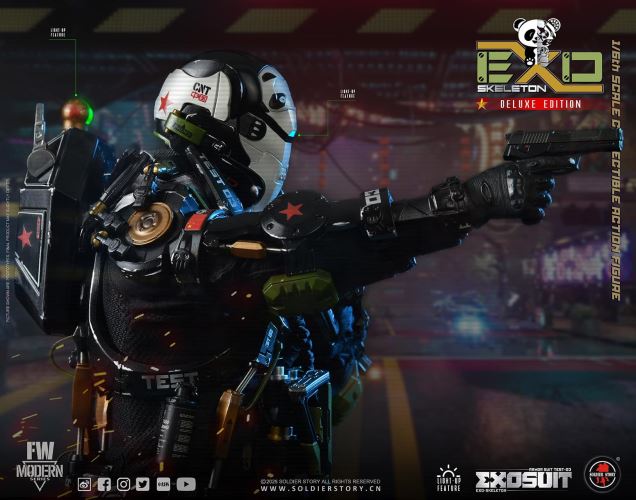 Mechanical Exoskeleton Armor Experimental Type 3 Panda Squadron 1/6