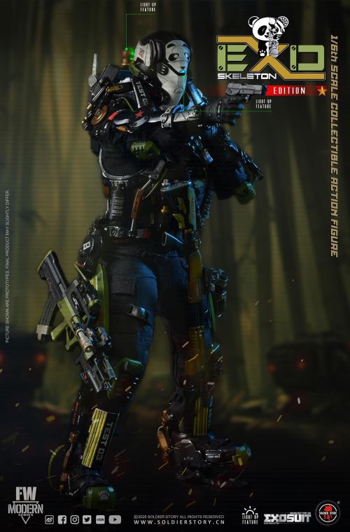 Mechanical Exoskeleton Armor Experimental Type 3 Panda Squadron 1/6