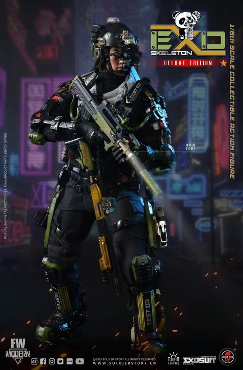 Mechanical Exoskeleton Armor Experimental Type 3 Panda Squadron 1/6